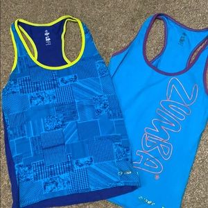 ZUMBA FITNESS RACERBACK TANK TOPS